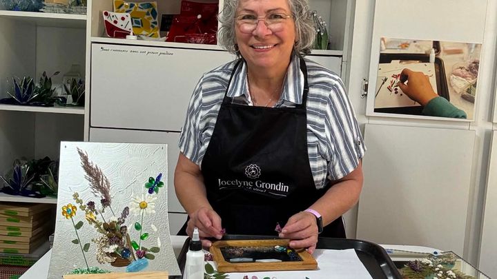 Atelier créatif en mosaïque de verre - L'esprit des plantes